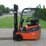 1.350kg used Toyota 7FBEST15 Elektro forklift- E4689 -