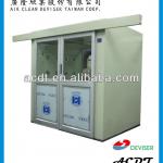 Air Shower Visible dual automatic sliding door
