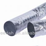 Aluminium foil duct - (made by double layer aluminium foil laminated glass fiber fabric)