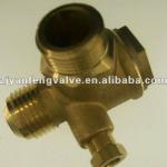 Horizontal check valve for air compressor