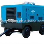Diesel powered portable Screw air compressor