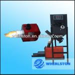 whirlston pellet fired burner with screw feeder