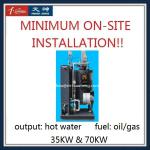 35KW Automatic Stainless Steel Coil Tube type Gas Hot Water Boiler