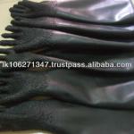 industrial Sandblasting gloves with particles