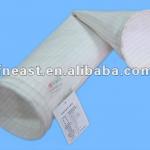 Water and oil repellent polyester fiber filter bag