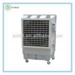 Mobile evaporative air cooler