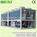 Screw air cooled water chiller