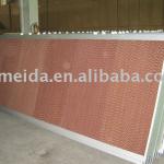 Greenhouse evaporative cooling pad