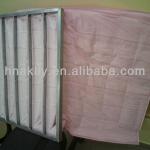 F8 aluminum frame polyester bag filter for air-conditioning
