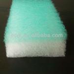 fiber glass filter medium with green and white for spray booth
