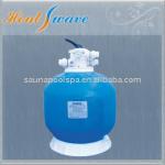 Top mount fiberglass sand filter