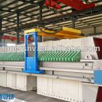 PLC recessed filter press with automatic pulling plate type