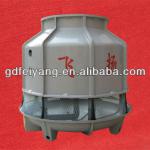 Round counter flow cooling tower