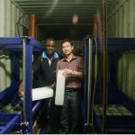 New technology direct evaporate ice block machine