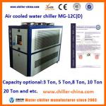 Fan cooled type 8 ton water chiller -30 degree C to 50 degree C allowed