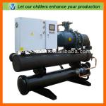 2012 efficient water cooled screw chiller made in China for molding