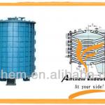 GLass-lined plates-type condenser