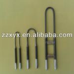 U shape MoSi2(Molybdenum disilicide) electric heating elements for high temperature muffle furnace