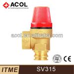 Safety Valve/brass/female thread.can assamble pressure gauge