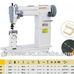 SR-810F/820F/815F Single / Double Needle Square Head Lockstitch Post Bed Leather Sewing Machine
