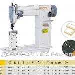 SR-810F/820F/815F Single / Double Needle Square Head Lockstitch Post Bed Leather Sewing Machine