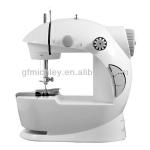 Domestic mini electric sewing machine FHSM-201 as seen as TV