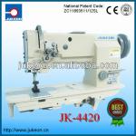 JK-4420 flat-bed, heavy duty muti feed, industrial double needle leather sewing machine