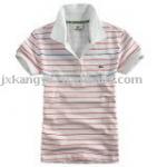 girl&#39;s jersey yarn-dyed polo shirt