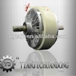 High torque magnetic powder clutch for cutting machine