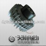 packing machine using hollow shaft type magnetic powder clutch