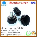 China ,custom made,factory,Adjustable Rubber Feet with screw and plastic cover,for machine,funiture ,in dongguan