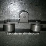 C2122 double pitch roller chain with top roller