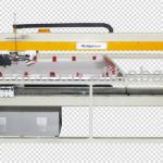 Richpeace Single Head Quilting Machine Frame size=Machine Size, space saving! fast speed 2500rpm