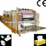 Fastest New Design High Speed Automatic Printing Embossing V Fold Hand Towel Machine-