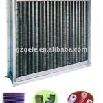 air heat exchanger for leather drying