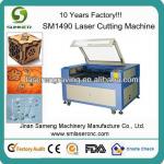 blue color laser leather cutting machine 1400*900mm