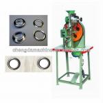 Curtain eyelet eyeleting machine