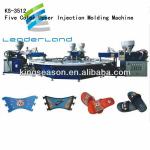 automatic plastic upper injecion molding machine