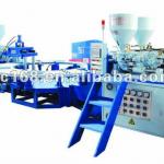 three color rotary strap making machine