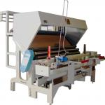 Automatic edge-aligning roll and inspection machine-