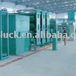 Nonwoven fabric production line