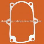 Silicone rubber flange