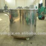 Paint 3mm Stainless steel 304 Mixing Tank with wheels