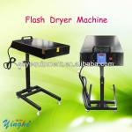 Movable flash dryer for t shirt screen printing machine