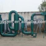 Low dust sawdust dryer