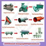 disk compound fertilizer granulating machine with 9 main sets machines