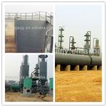 continuous used oil recycling to diesel/gosaline distillation machine