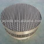 Metal perforated plate corrugated packing for tower packing