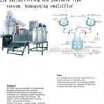 ZJR-650L Vacuum homogenizing emulsifier for cream (lift type,pourable,buttons or PLC control)