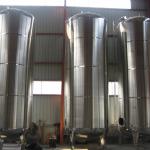 stainless steel vertical pressure vessel / chemical storage tanks